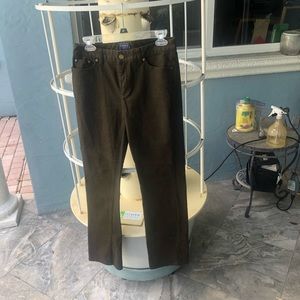 Chaps Denim Brown Jeans.  Size 6.  Like New